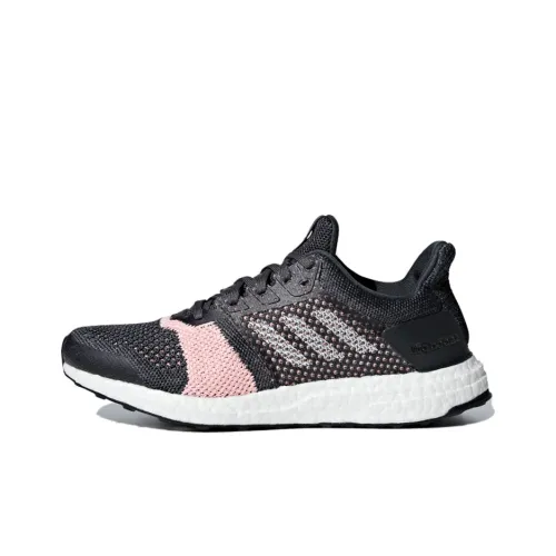 Adidas ULT Slip-resistant Shock Absorbers Низкие Беговые Кроссовки Женские Черные Розовые
