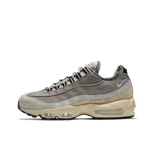 Nike Air Max 95 Low Беговые кроссовки Мужские Бежевые Желтые Серые