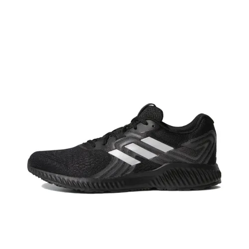 Adidas Aerobounce 2 Slip-Resistant Низкий Топ Повседневные Беговые Кроссовки Мужские Черные Серые