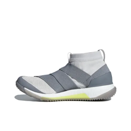 Adidas Pureboost X Дышащий MID Топ Беговые кроссовки Женские Серый