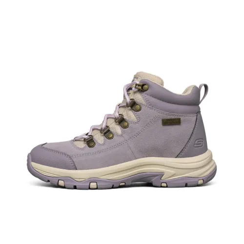 Skechers TREGO El Captian High Топ Беговые кроссовки Женские Светло-фиолетовый