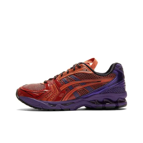 Asics Gel Kayano 14 Low Топ Беговые кроссовки Унисекс Фуксия