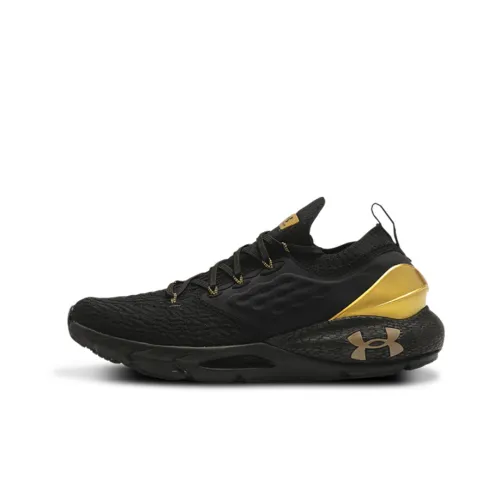 Under Armour HOVR Phantom 2 Low Топ Беговые кроссовки Женские Черный золотой