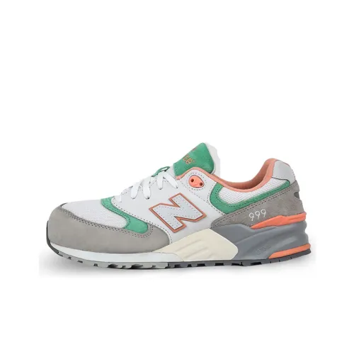New Balance NB 999 Low Топ Повседневные Беговые кроссовки Унисекс Серый Белый Зеленый