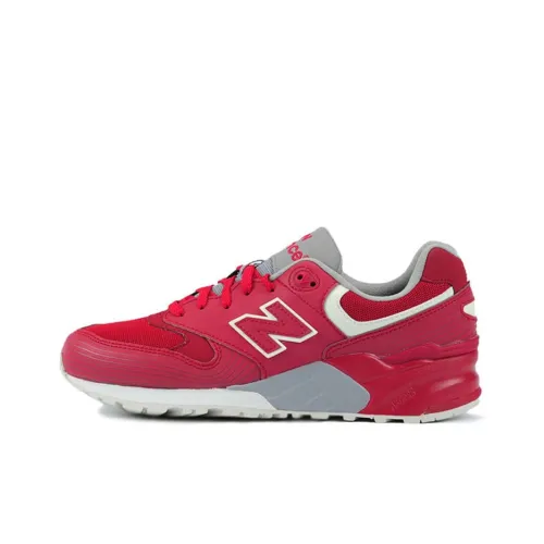 New Balance NB 999 Амортизация Низкий Топ Беговые кроссовки Унисекс Красный D Ширина
