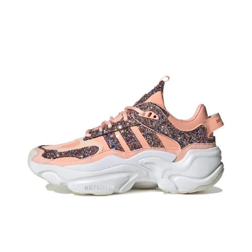Adidas Originals Magmur Runner Амортизаторы Slip-Resistant Низкий Топ Марафон Беговые кроссовки Женские Светло-розовый