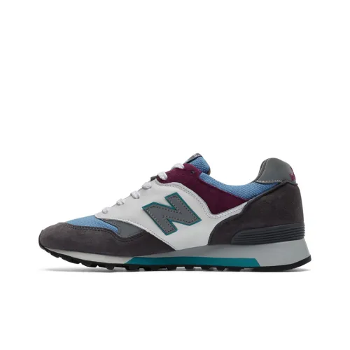 New Balance NB 577 Low Топ Беговые кроссовки Унисекс Синий Белый Фиолетовый D Ширина