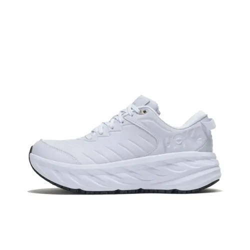 HOKA ONE ONE Bondi SR Противоскользящий устойчивый к истиранию амортизирующий низкий топ повседневная обувь для бега мужская белая