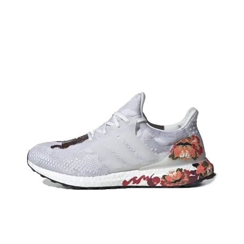 Adidas ULT Амортизация Поддержка Низкий Топ Беговые кроссовки Унисекс Серый Белый