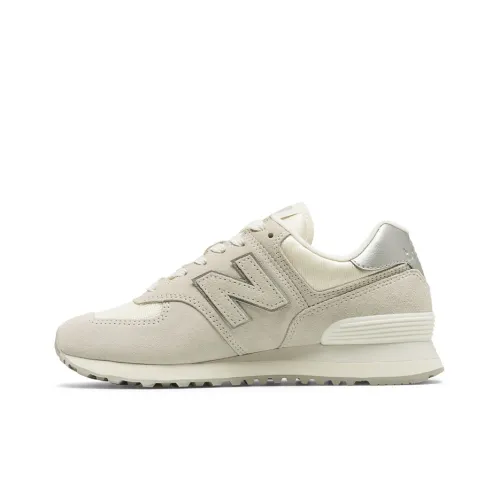 New Balance NB 574 Амортизация Низкий Топ Беговые кроссовки Женские Цвет морской соли