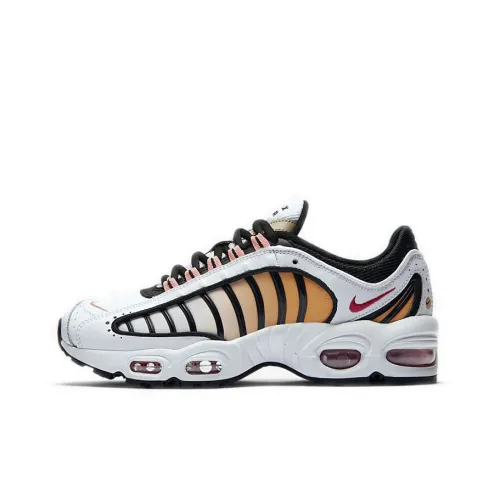 Nike Air Max Tailwind Low Топ Беговые кроссовки Женские Белые Желтые Градиентные