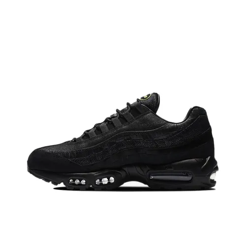 Nike Air Max 95 Low Беговые кроссовки Мужские Черные Желтые
