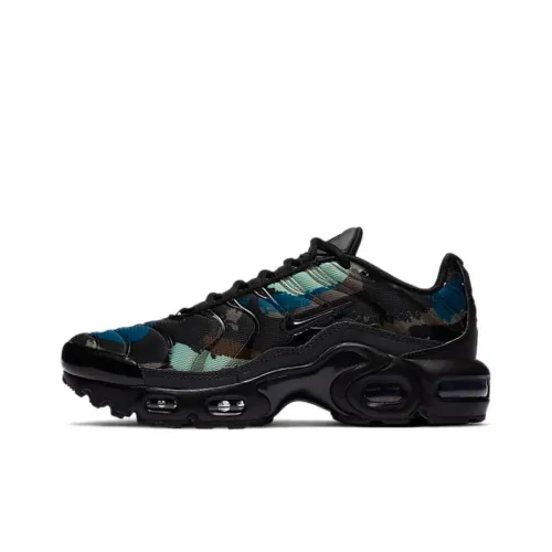 Nike Air Max Plus Low Top Повседневные Беговые Кроссовки Женские Черные Синие