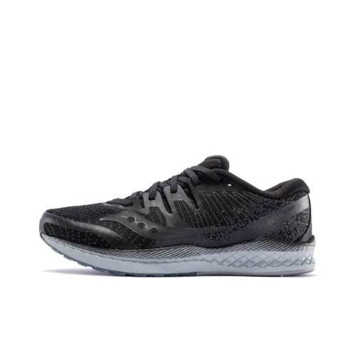 Saucony Liberty ISO 2 Liberate Support Низкий Топ Беговые кроссовки Женские Черный Серый