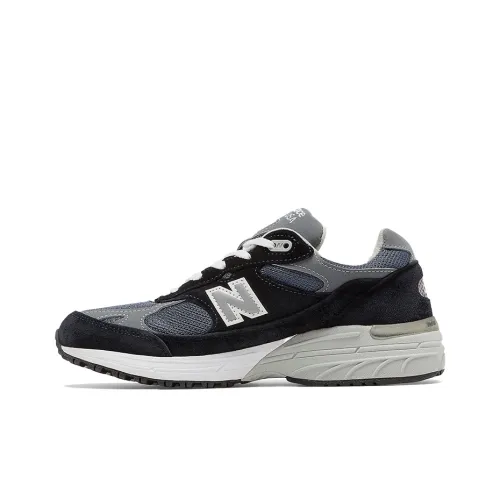 New Balance NB 993 Амортизация Износостойкий Низкий Топ Повседневные Беговые Кроссовки Женские Темно-Синий Сделано в США