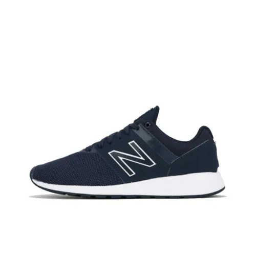 New Balance NB 24 Low Топ Беговые кроссовки Женские Темно-синий B Ширина