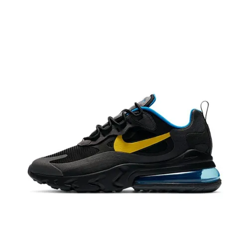 Nike Air Max 270 Low Беговые кроссовки Мужские Черные Желтые Синие