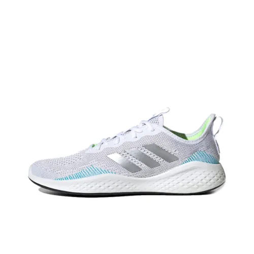 Adidas Fluidflow 1,0 Амортизация Низкие Беговые Кроссовки Мужские Белый Серый Синий