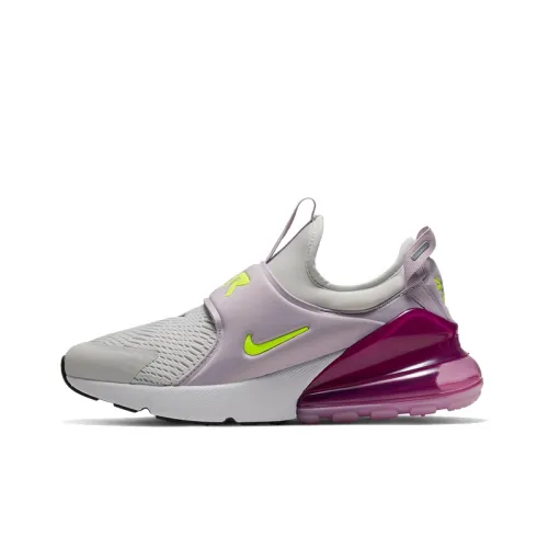 Nike Air Max 270 Low Топ Повседневные Беговые Кроссовки Женские Серый Розовый