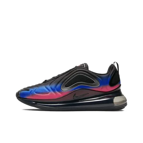 Nike Air Max 720 Low Топ Air Cushion Марафон Беговые кроссовки Унисекс Красный синий Градиентный
