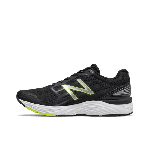 New Balance NB 680 Low Топ Беговые кроссовки Мужской Черный