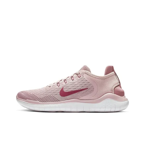 nike Free RN Амортизаторы Slip-resistant Abrasion-resistant Breathable Low-top Беговые кроссовки Женские Light Pink