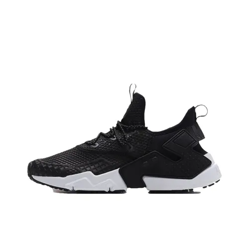 Nike Air Huarache Non Slip Легкий Низкий Топ Повседневная Беговая Обувь Мужская Черная