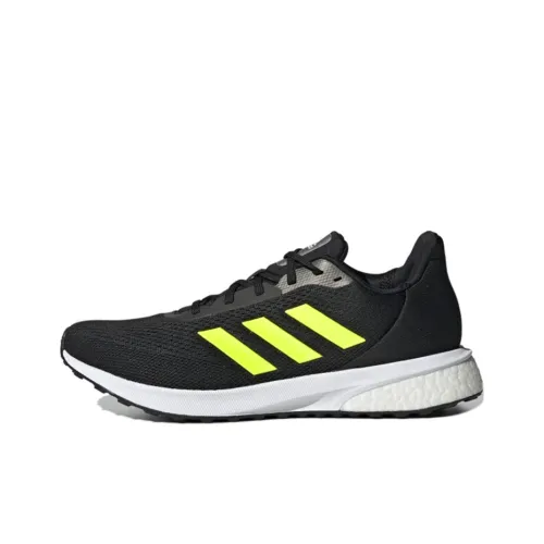 adidas Astrarun Slip-Resistant Низкий Топ Повседневные Беговые Кроссовки Мужские Черные Зеленые