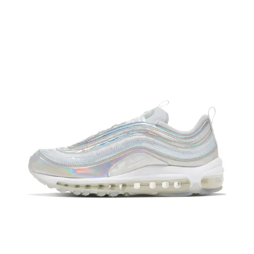 Nike Air Max 97 Легкий Низкий Топ Повседневные Беговые Кроссовки Женские Белые