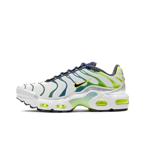 Nike Air Max Plus Low Топ Повседневные Беговые Кроссовки Женские Белые Синие Желтые