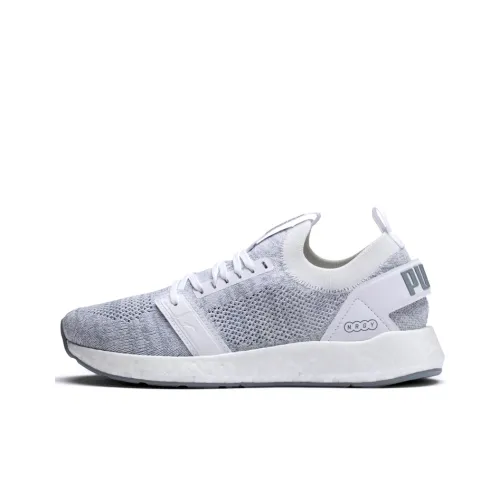 PUMA Nrgy Neko Engineer KNIT Амортизация Противоскользящий Легкий Низкий Топ Беговые кроссовки Женские Белые