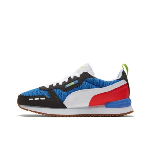 PUMA R78 Slip Устойчивый к истиранию Низкий Топ Повседневные Беговые кроссовки Унисекс Синий