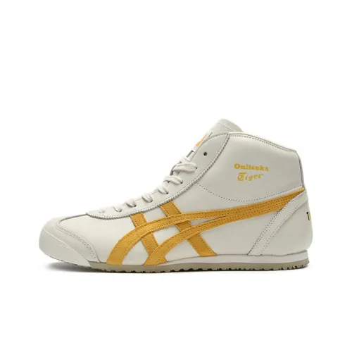 Onitsuka Tiger MID Топ Повседневные Беговые Кроссовки Унисекс Айвори