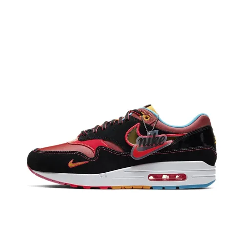 Nike Air Max 1 Low Топ Беговые кроссовки Унисекс