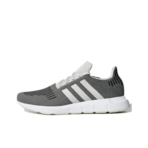 Adidas Originals Swift Run Амортизация Износостойкий Низкий Топ Беговые кроссовки Мужские Светло-серый