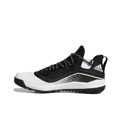 Adidas Icon V Шипы Дышащий Низкий Топ Беговые кроссовки Мужской Черный