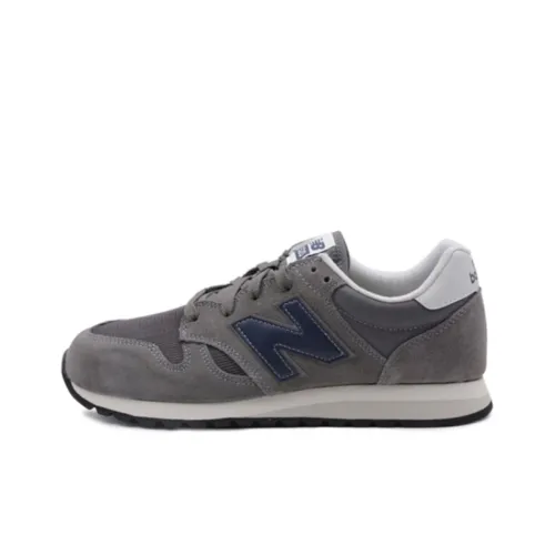 New Balance NB 520 Амортизация и устойчивость к истиранию низкий топ беговые кроссовки унисекс синий серый ширина D