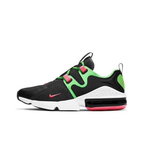 Nike Air Max Infinity Low Топ Марафон Беговые кроссовки Мужской Черный Зеленый