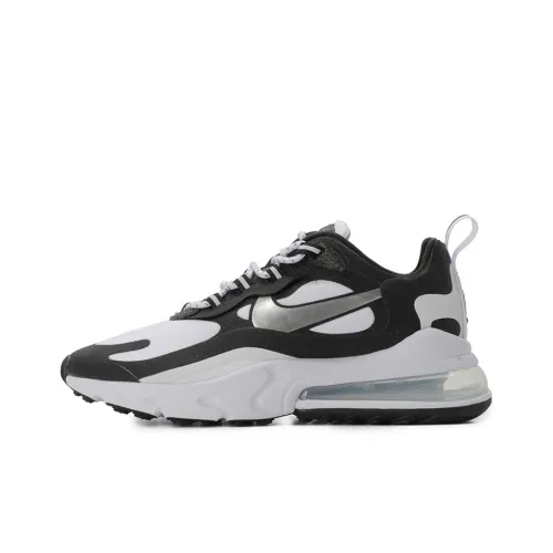 Nike Air Max 270 Дышащие Низкие Кроссовки для Бега Женские Черные Белые