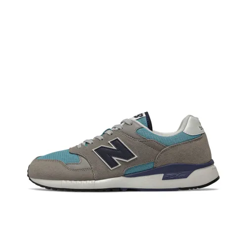 New Balance NB 570 Амортизация Низкий Топ Беговые кроссовки Унисекс Серый Синий