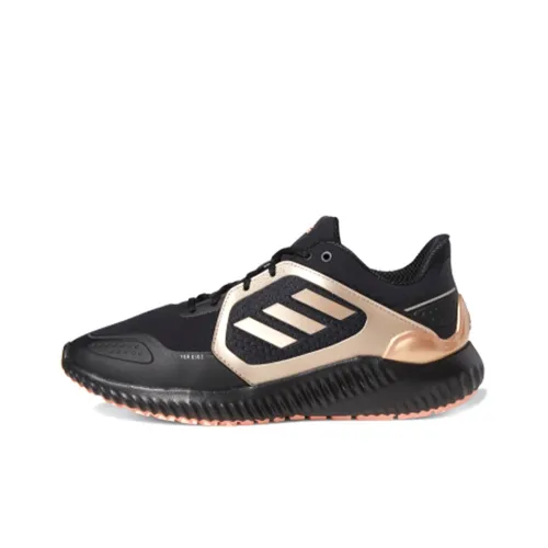 Adidas Climawarm Bounce Амортизация Износостойкий Низкий Топ Марафон Беговые кроссовки Женские Черный