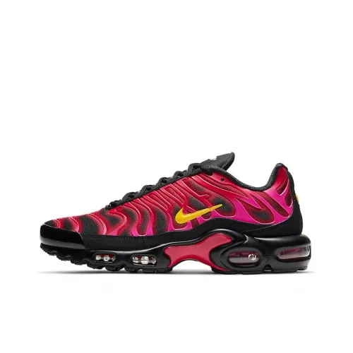 Supreme x Nike Air Max Plus Low Top Air Cushion Casual Running Shoes Men's Black Purple
