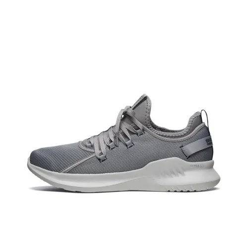 Skechers Go Run Mojo Амортизация и Дышащий Низкий Топ Повседневные Беговые кроссовки Мужские Серые