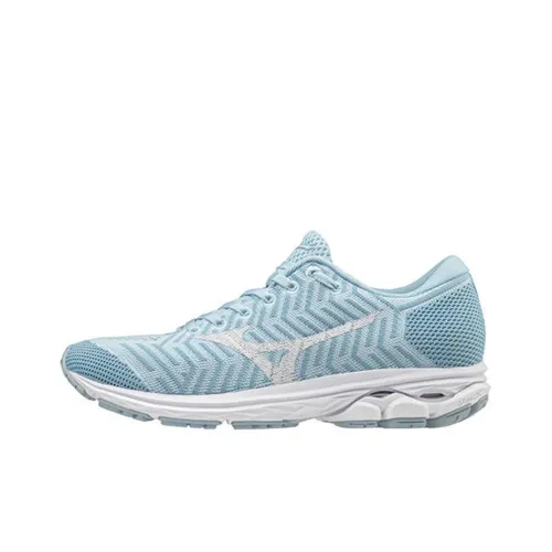 Mizuno Waveknit R2 Low Топ Беговые кроссовки Женские Синий