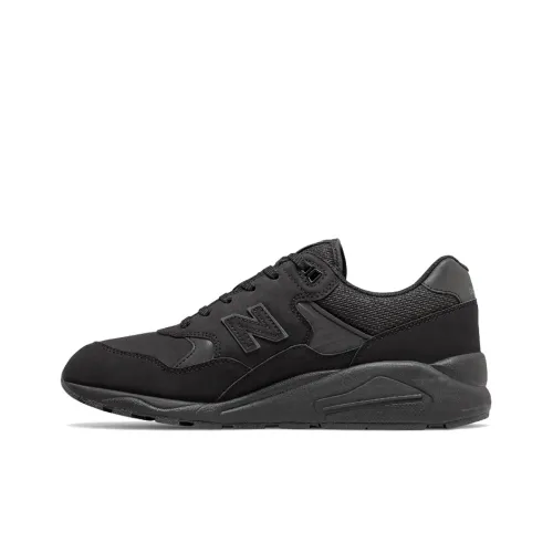New Balance NB 580 Low Топ Марафон Беговые кроссовки Унисекс Черный