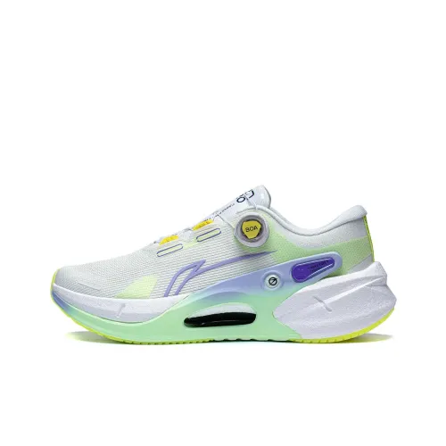 LINING Furious Rider 7,0 PRO Rebound Низкий Топ Беговые Кроссовки Мужские Белый Зеленый