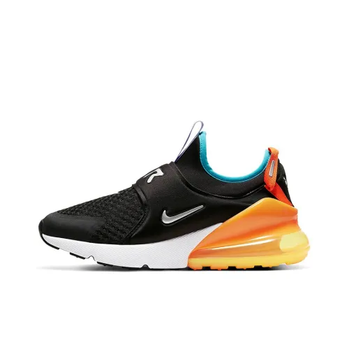 Nike Air Max 270 Low Беговые кроссовки GS Черный синий оранжевый