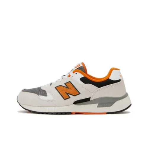 New Balance NB 570 Low Топ Марафон Беговые кроссовки Унисекс Бежево-серый Апельсин D Ширина