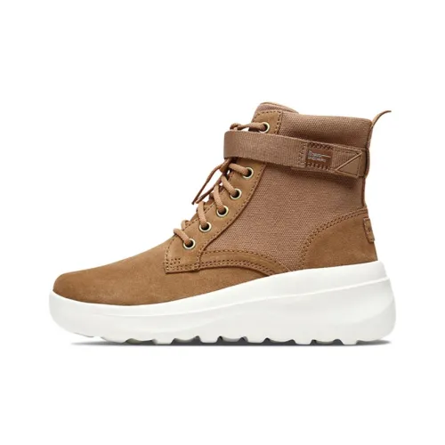 Skechers Skyhigh Ultra High Топ Беговые кроссовки Женские Коричневый