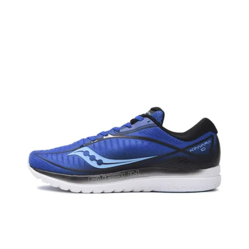 Saucony Kinvara 10 Essence Low Топ Беговые кроссовки Мужские Темно-синие
